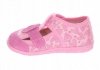 MILAMI 118 BR-61 PINK kapcie dziewczęce różowe na rzepy